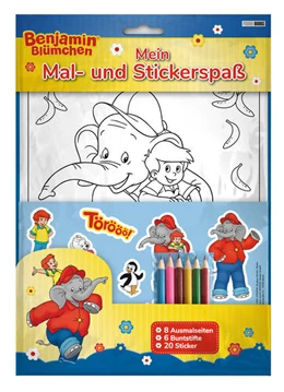 Abbildung von Benjamin Blümchen: Mein Mal- und Stickerspaß | 1. Auflage | 2021 | beck-shop.de