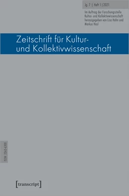 Abbildung von Forschungsstelle Kultur- und / Hahn | Zeitschrift für Kultur- und Kollektivwissenschaft | 1. Auflage | 2021 | beck-shop.de