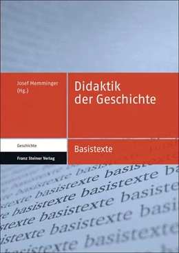 Abbildung von Memminger | Didaktik der Geschichte | 1. Auflage | 2020 | beck-shop.de