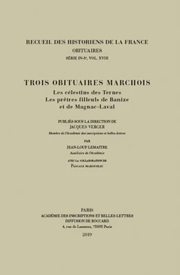 Abbildung von Trois obituaires marchois | 1. Auflage | 2019 | beck-shop.de