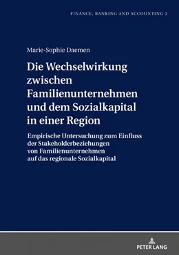 Abbildung von Daemen | Die Wechselwirkung zwischen Familienunternehmen und dem Sozialkapital in einer Region | 1. Auflage | 2020 | beck-shop.de