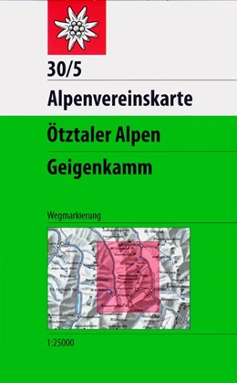 Abbildung von Ötztaler Alpen, Geigenkamm 1:25 000 | 5. Auflage | 2021 | beck-shop.de