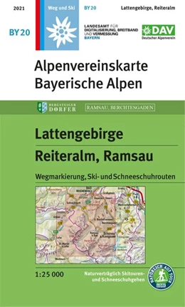 Abbildung von Lattengebirge, Reiteralm, Ramsau 1:25 000 | 3. Auflage | 2021 | beck-shop.de