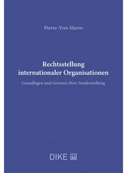 Abbildung von Marro | Rechtsstellung internationaler Organisationen | 1. Auflage | 2021 | beck-shop.de