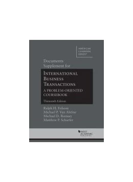 Abbildung von Documents Supplement for International Business Transactions | 13. Auflage | 2019 | beck-shop.de