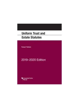 Abbildung von Uniform Trust and Estate Statutes, 2019-2020 Edition | 1. Auflage | 2019 | beck-shop.de