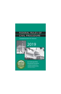 Abbildung von Federal Rules of Civil Procedure and Selected Other Procedural Provisions, 2019 | 1. Auflage | 2019 | beck-shop.de