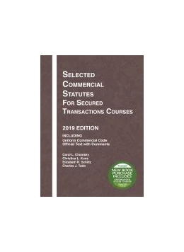 Abbildung von Selected Commercial Statutes for Secured Transactions Courses, 2019 Edition | 1. Auflage | 2019 | beck-shop.de