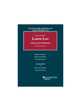 Abbildung von Labor Law, Cases and Materials, 2019 Statutory Appendix and Case Supplement | 1. Auflage | 2019 | beck-shop.de