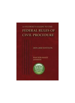 Abbildung von A Student's Guide to the Federal Rules of Civil Procedure, 2019-2020 | 1. Auflage | 2019 | beck-shop.de