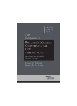 Abbildung von Modern Constitutional Law Cases and Notes, 2019 Supplement to Unabridged and Abridged Versions | 11. Auflage | 2019 | beck-shop.de