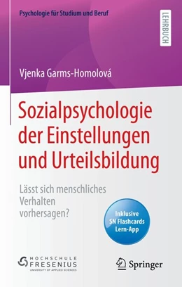 Abbildung von Garms-Homolová | Sozialpsychologie der Einstellungen und Urteilsbildung | 1. Auflage | 2020 | beck-shop.de