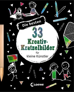 Abbildung von Die besten 33 Kreativ-Kratzelbilder für kleine Künstler | 1. Auflage | 2021 | beck-shop.de