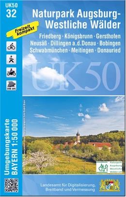 Abbildung von Landesamt für Digitalisierung | Augsburg 1: 50 000 (UK50-32) | 1. Auflage | 2021 | beck-shop.de