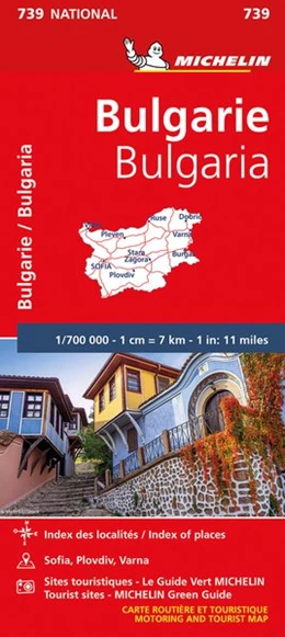 Abbildung von Bulgaria - Michelin National Map 739 | 6. Auflage | 2020 | beck-shop.de