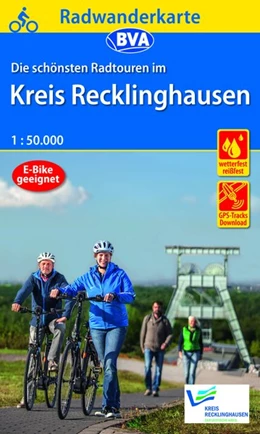 Abbildung von Radwanderkarte BVA Die schönsten Radtouren im Kreis Recklinghausen, 1:50.000, reiß- und wetterfest, GPS-Tracks Download | 2. Auflage | 2021 | beck-shop.de