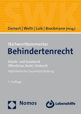 Abbildung von Deinert / Welti | StichwortKommentar Behindertenrecht | 3. Auflage | 2022 | beck-shop.de