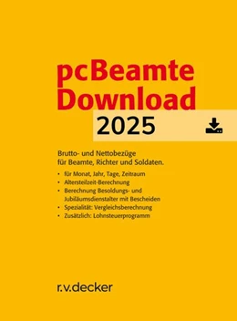 Abbildung von pcBeamte Download 2025 | 1. Auflage | | beck-shop.de