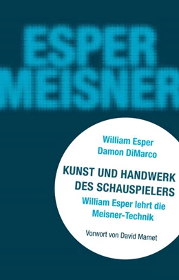 Abbildung von Esper | Kunst und Handwerk des Schauspielers | 1. Auflage | 2021 | beck-shop.de