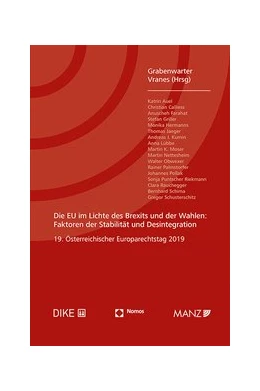 Abbildung von Grabenwarter / Vranes | Die EU im Lichte des Brexits und der Wahlen Europarechtstag 2019 | 1. Auflage | 2020 | beck-shop.de