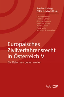 Abbildung von König / Mayr | Europäisches Zivilverfahrensrecht in Österreich V | 1. Auflage | 2018 | beck-shop.de