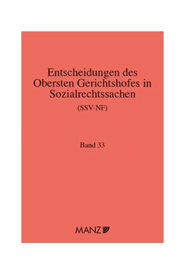 Abbildung von Neumayr | Entscheidungen des obersten Gerichtshofes in Sozialrechtssachen SSV-NF | 1. Auflage | 2020 | beck-shop.de