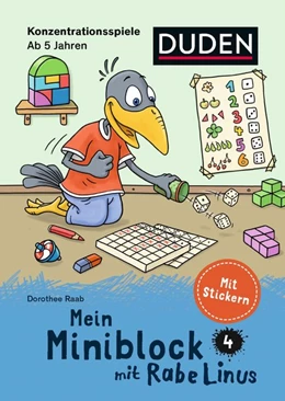 Abbildung von Raab | Mein Miniblock mit Rabe Linus - Konzentrationsspiele | 1. Auflage | 2021 | beck-shop.de