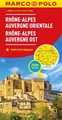 Abbildung von MARCO POLO Regionalkarte Rhône-Alpes, Auvergne Ost 1:300.000 | 6. Auflage | 2022 | beck-shop.de
