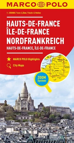 Abbildung von MARCO POLO Regionalkarte Hauts-de-France, Île-de-France 1:300.000 | 6. Auflage | 2022 | beck-shop.de