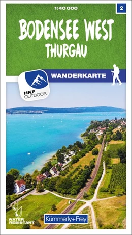 Abbildung von Bodensee West 02 Wanderkarte 1:40 000 matt laminiert | 1. Auflage | 2021 | beck-shop.de