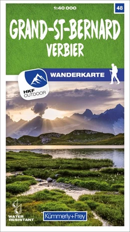 Abbildung von Hallwag Kümmerly+Frey AG | Grand-St-Bernard Verbier Nr. 48 Wanderkarte 1:40 000 | 1. Auflage | 2021 | beck-shop.de