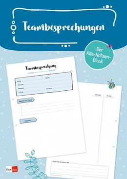 Abbildung von Der Kita-Notizen-Block: Teambesprechungen | 1. Auflage | 2021 | beck-shop.de