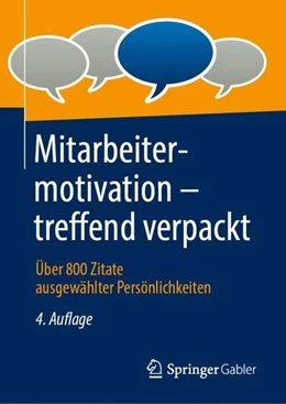 Abbildung von Springer Fachmedien Wiesbaden Gmbh | Mitarbeitermotivation - treffend verpackt | 4. Auflage | 2020 | beck-shop.de