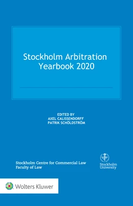 Abbildung von Calissendorff / Schöldström | Stockholm Arbitration Yearbook 2020 | 1. Auflage | 2020 | beck-shop.de