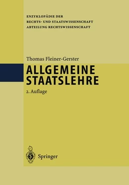 Abbildung von Fleiner-Gerster | Allgemeine Staatslehre | 2. Auflage | 2013 | beck-shop.de