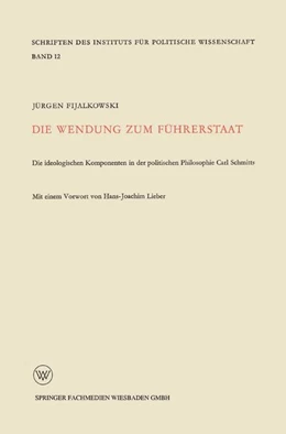 Abbildung von Fijalkowski | Die Wendung zum Führerstaat | 1. Auflage | 2013 | beck-shop.de