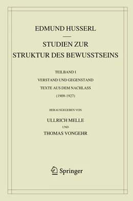 Abbildung von Husserl / Melle | Studien zur Struktur des Bewusstseins | 1. Auflage | 2020 | beck-shop.de