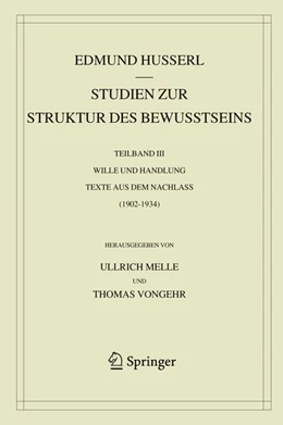 Abbildung von Husserl / Melle | Studien zur Struktur des Bewusstseins | 1. Auflage | 2020 | beck-shop.de