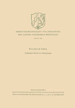 Abbildung von Ebel | Lübisches Recht im Ostseeraum | 1. Auflage | 2013 | beck-shop.de