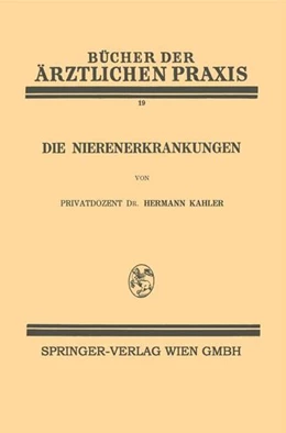 Abbildung von Kahler | Die Nierenerkrankungen | 1. Auflage | 2019 | beck-shop.de