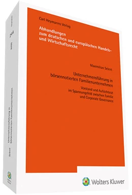 Abbildung von Selent | Unternehmensführung in börsennotierten Familienunternehmen (AHW 244) | 1. Auflage | 2021 | beck-shop.de