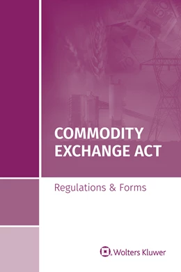 Abbildung von Commodity Exchange Act | 1. Auflage | 2020 | beck-shop.de