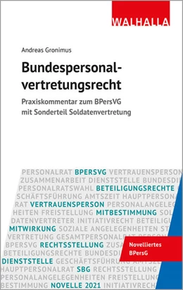 Abbildung von Gronimus | Bundespersonalvertretungsrecht | 9. Auflage | 2022 | beck-shop.de