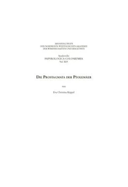 Abbildung von Käppel | Die Prostagmata der Ptolemäer | 1. Auflage | 2021 | beck-shop.de