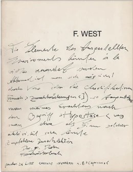 Abbildung von West | FRANZ WEST. WORKS 1970-1985 | 1. Auflage | 2018 | beck-shop.de