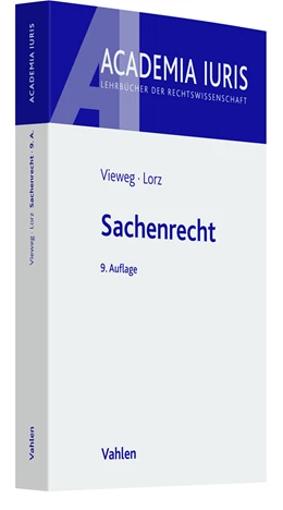 Abbildung von Vieweg / Lorz | Sachenrecht | 9. Auflage | 2022 | beck-shop.de