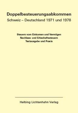 Abbildung von Locher / Meier | Doppelbesteuerungsabkommen Schweiz – Deutschland 1971 und 1978 EL 55 | 1. Auflage | 2021 | beck-shop.de