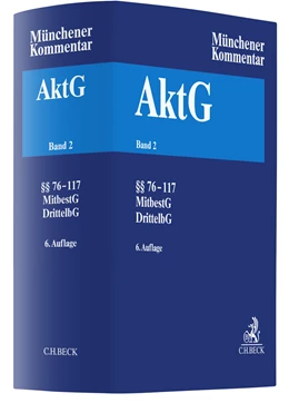 Abbildung von Münchener Kommentar zum Aktiengesetz: AktG, Band 2: §§ 76-117, MitbestG, DrittelbG | 6. Auflage | 2023 | beck-shop.de