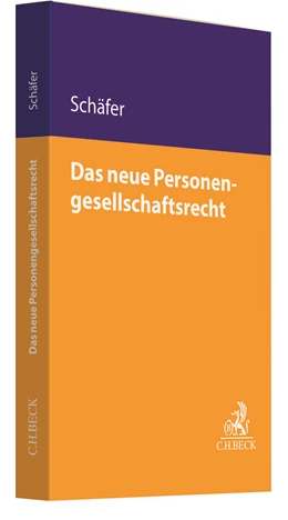 Abbildung von Schäfer | Das neue Personengesellschaftsrecht | 1. Auflage | 2022 | beck-shop.de