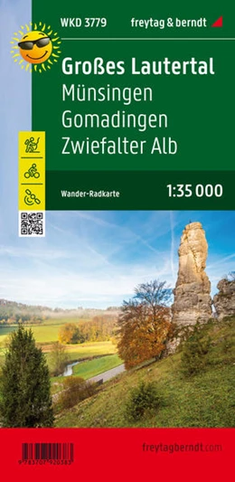 Abbildung von Freytag-Berndt und Artaria KG | Großes Lautertal, Wander- und Radkarte 1:35.000, freytag & berndt, WK D3779 | 1. Auflage | 2024 | beck-shop.de